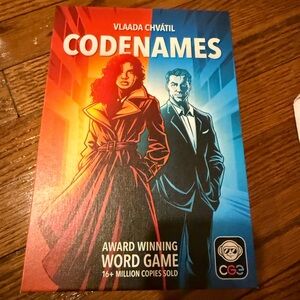 Codenames Board Game by - Red and Blue